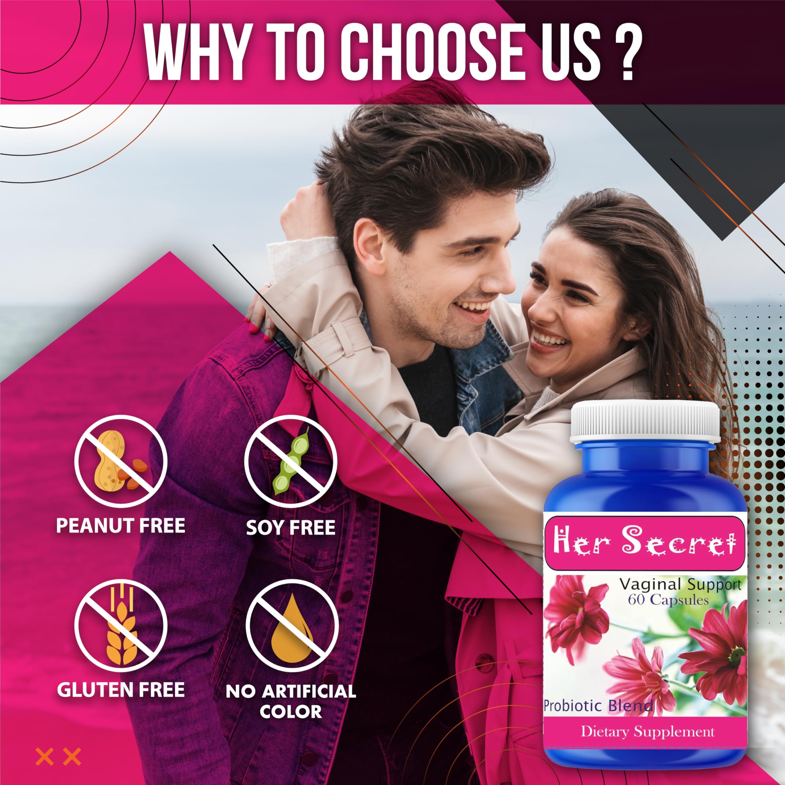 Embarrassed with Femenine Odor? Worried about Female Urinary Odor? Try Femenine Odor Supplement 60 Pills